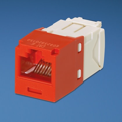 PANDUIT - PANCJ688TGRD PRESA MINICOM RJ45 UTP CAT. 6 ROSSA