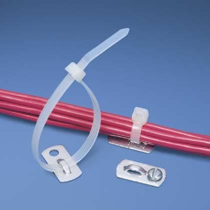 PANDUIT - PANMBMS-S10-CY CABLETIEMNT,MTL,10SCREW,PK100