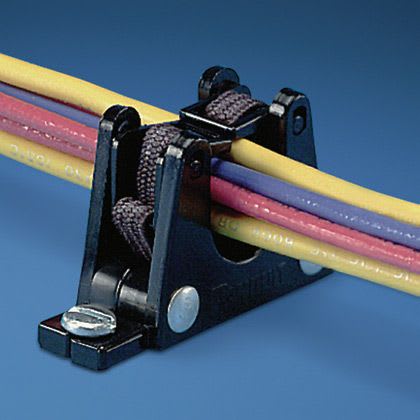 PANDUIT - PANER.5-E4-X ELSTICRETNR,.50 BDLE,4SCREW,PK10