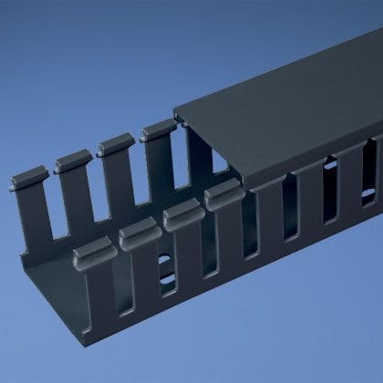 PANDUIT - PANG1X3BL6 WIDE SLOT DUCT, PVC, 1X3X6 ,BL,6FT