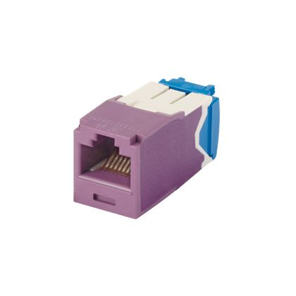 PANDUIT - PANCJ6X88TGVL PRESA MINICOM RJ45 UTP CAT. 6A VIOLA