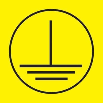 PANDUIT - PANPESC-J-EC ELECT SYM, SFTY FUNCTION ,.75,BL/YL,PK5