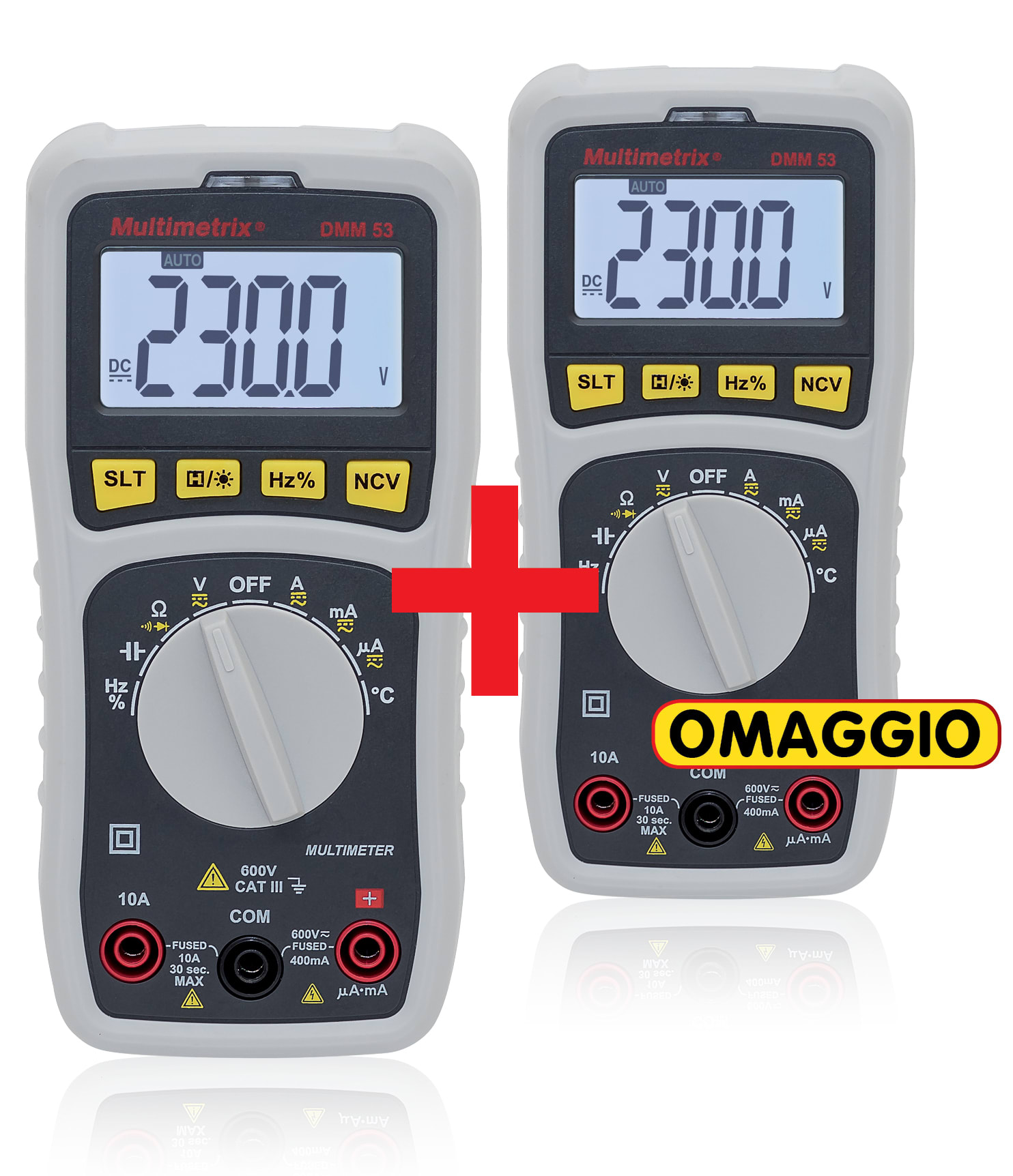 A.M.R.A. SPA - AMR11-0000-506 KIT 2X1 MULTIMETRO DIGITALE 2XDMM53