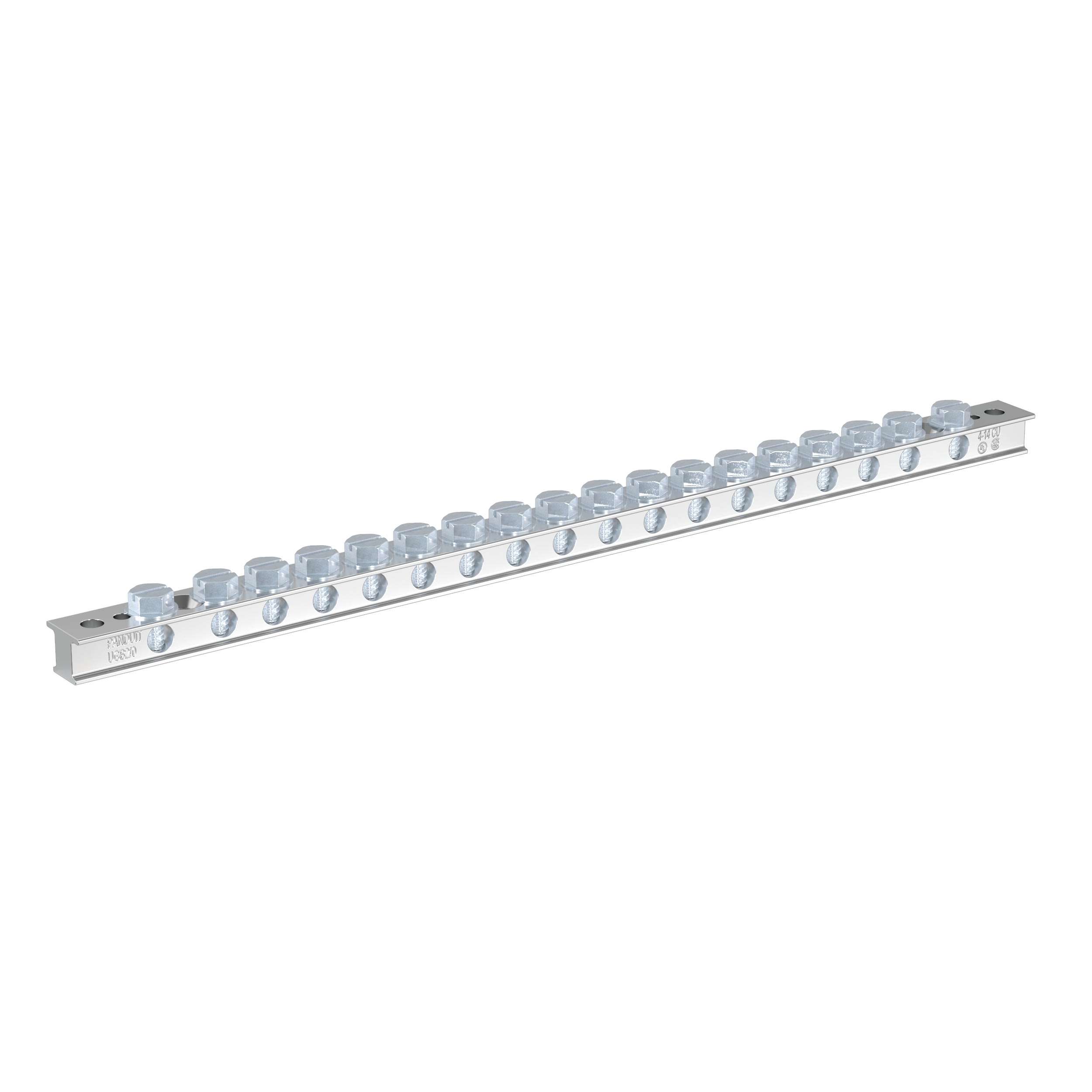 PANDUIT - PANUGB2/0-414-18 UNIVERSAL GROUNDING BAR 18 PORT,EA