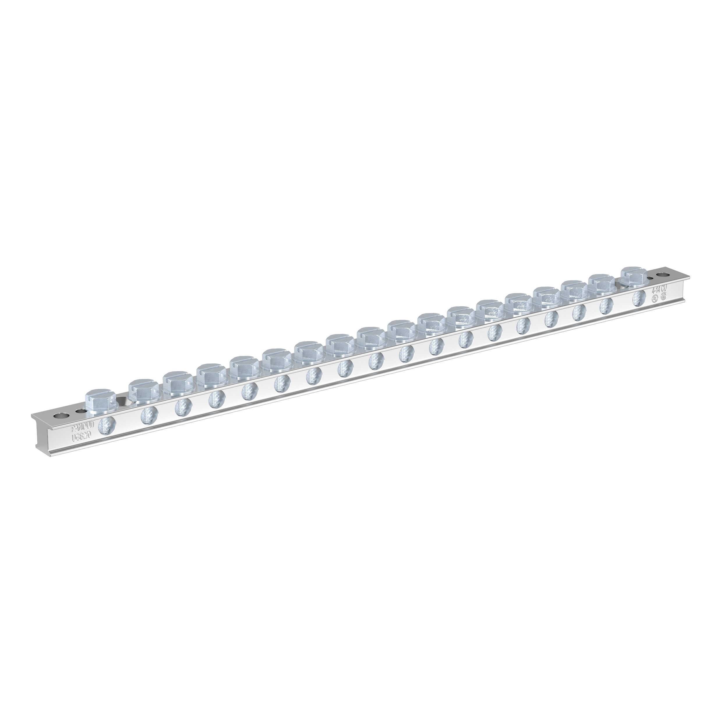 PANDUIT - PANUGB2/0-414-18 UNIVERSAL GROUNDING BAR 18 PORT,EA