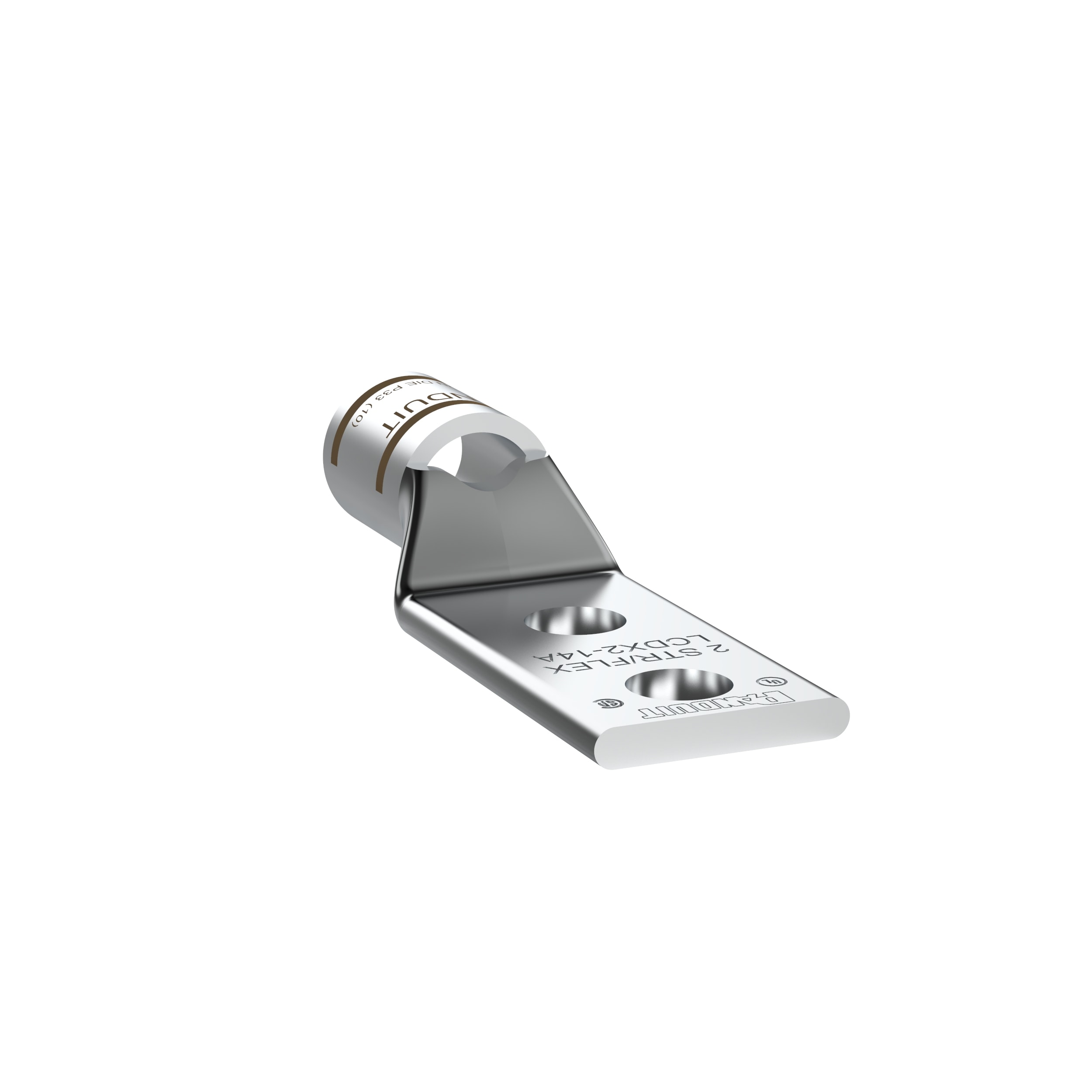 PANDUIT - PANLCDX2-14A-E CULUGF,2HOLE,2AWG,1/4,.63PKG20