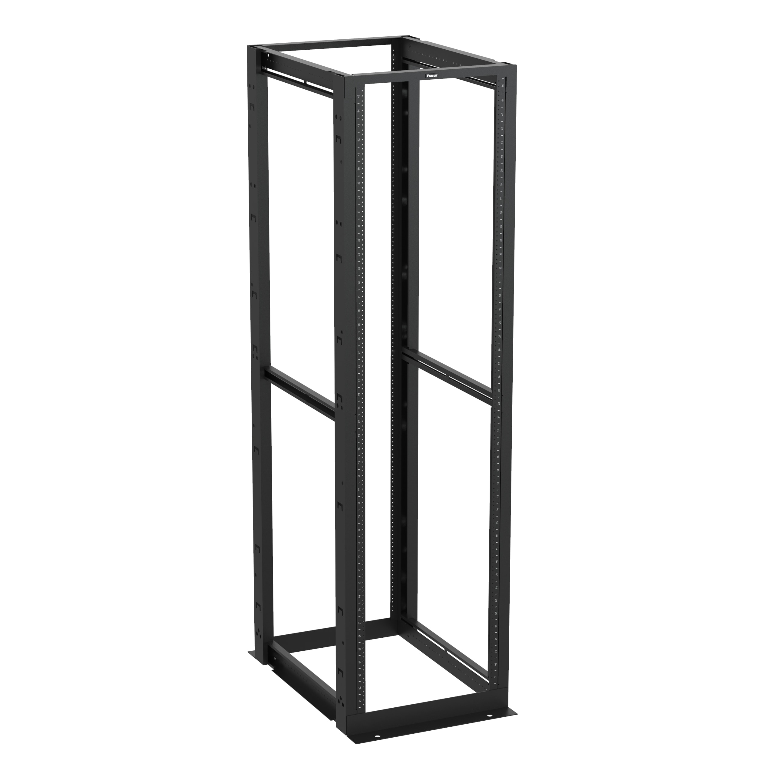 PANDUIT - PANR4P RACK,4P,STL,45RU,30X23X84IN,TMH,BLK,EA