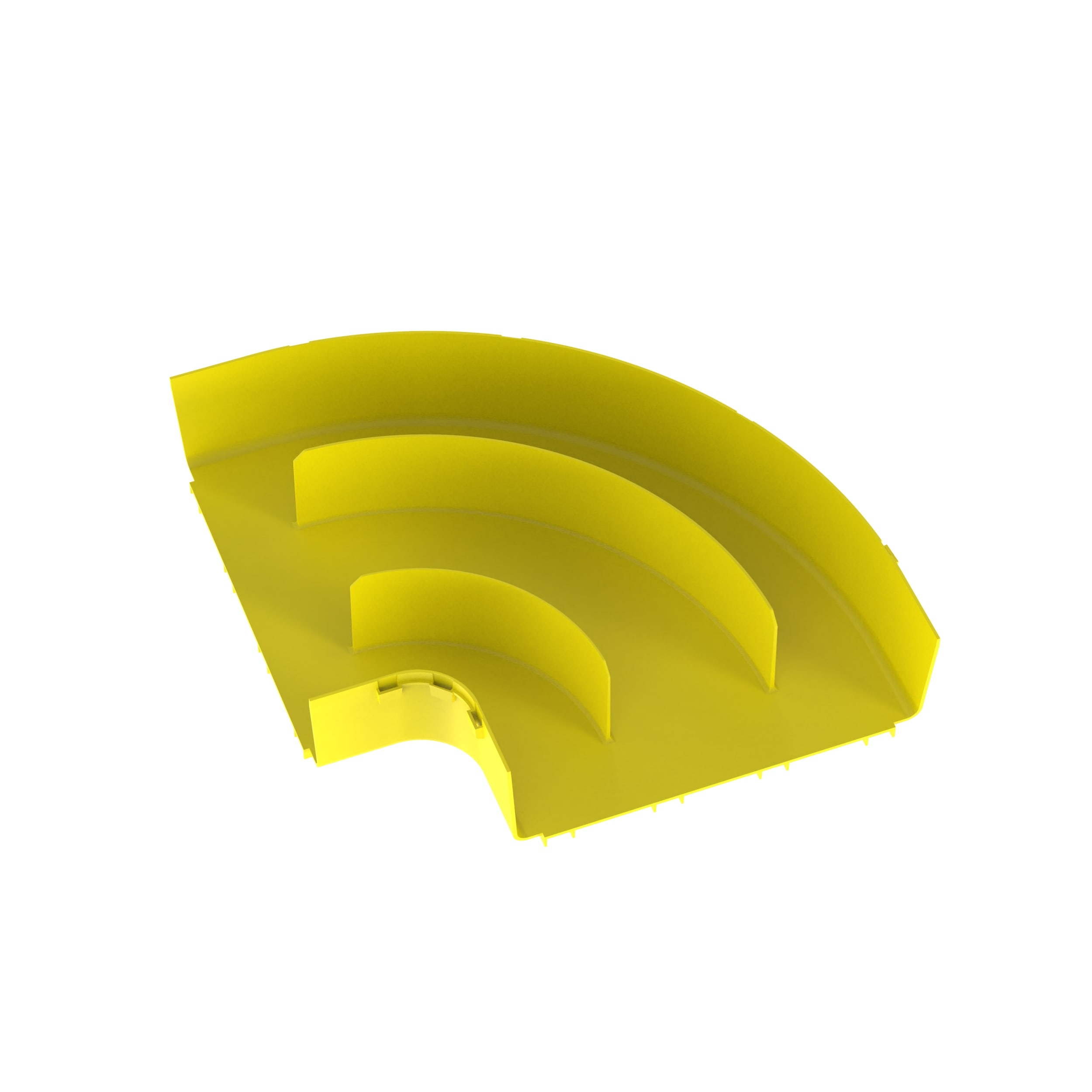 PANDUIT - PANFRRA12X4YL FR,FITTING,HORZRGTANGLE,12X4,YL,EA