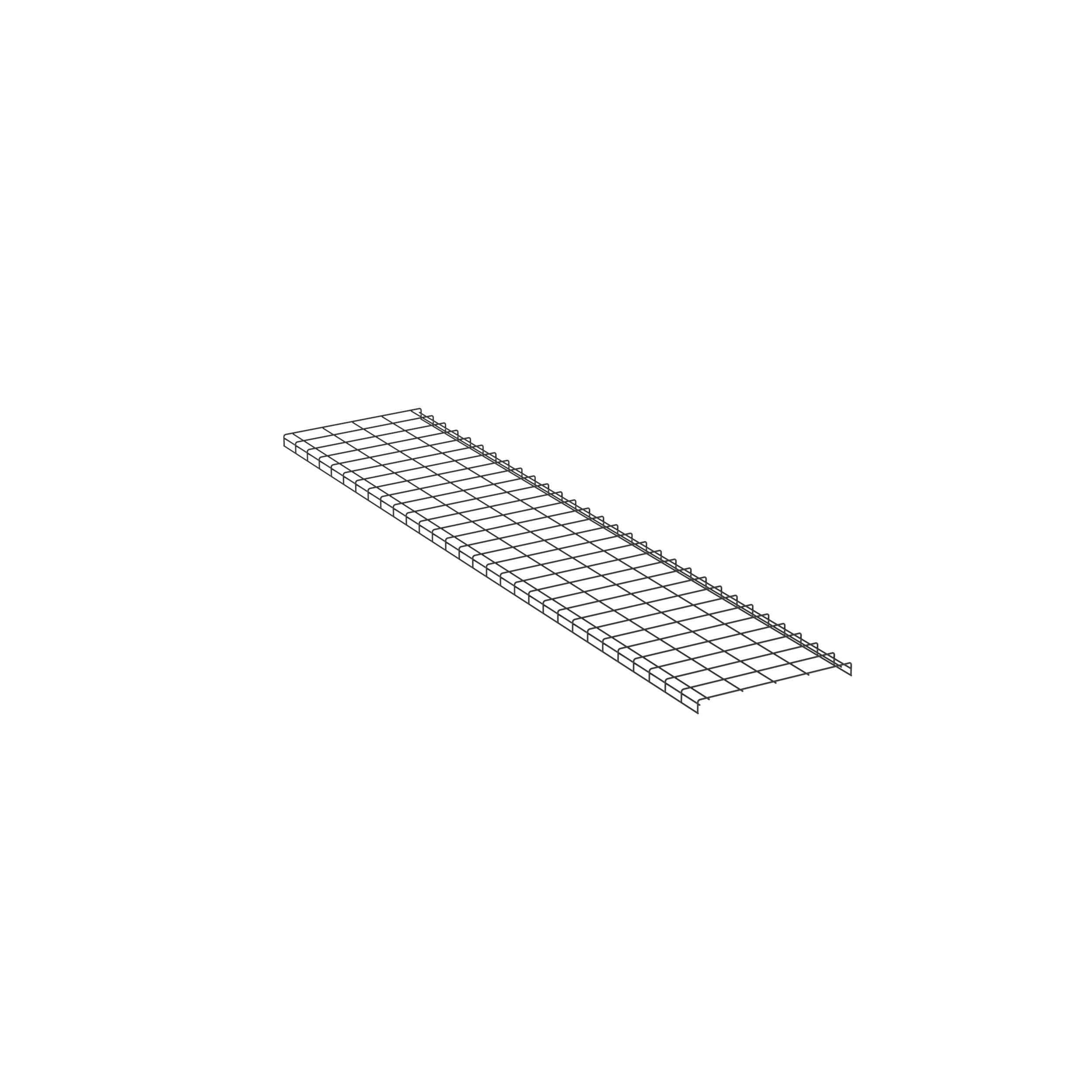 PANDUIT PANWG24BL10 THE WYR-GRID PATHWAY PROTECTS CABLES BET