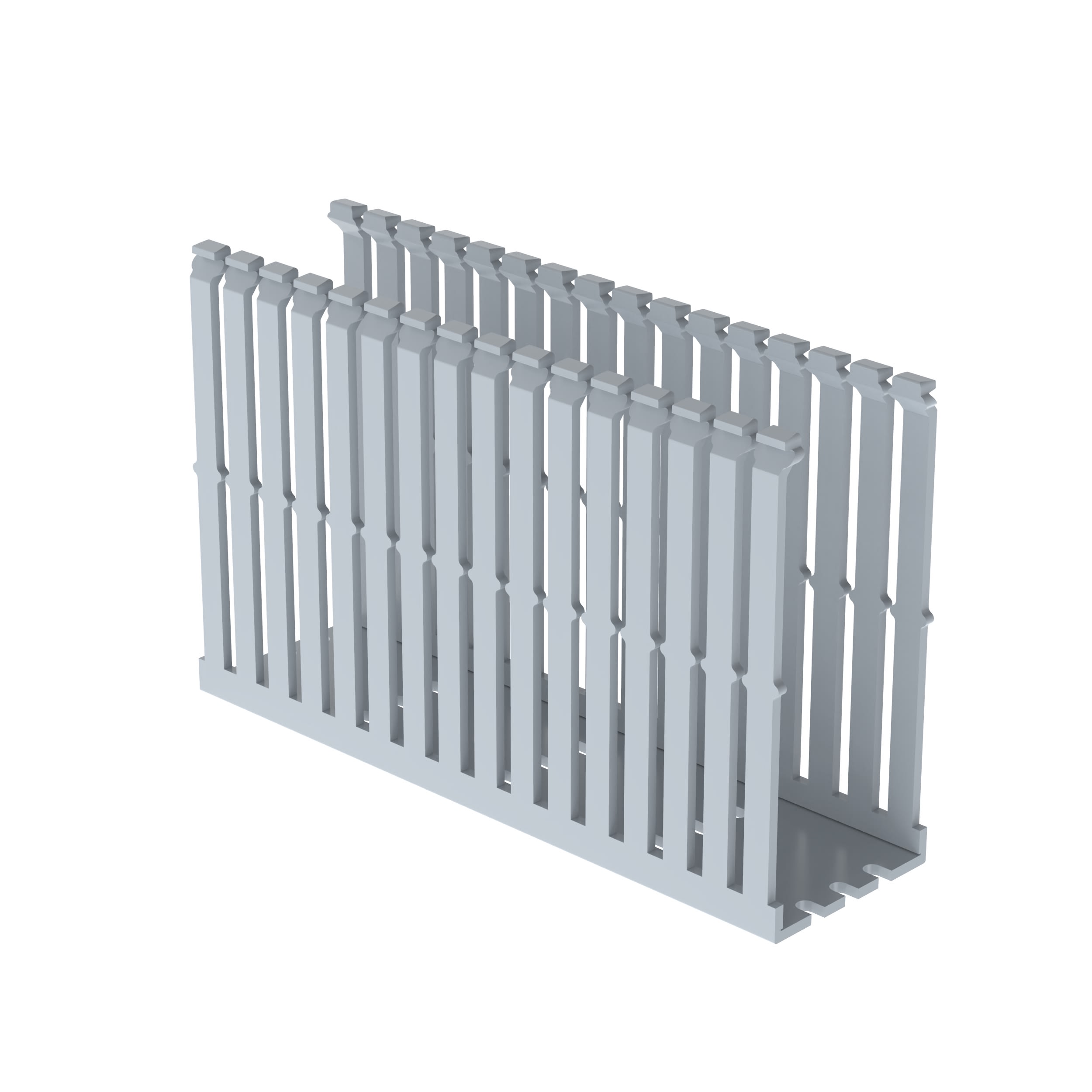 PANDUIT - PANF2X5LG6 NAR SLOT DUCT, PVC, 2X5X6 ,LG,6FT