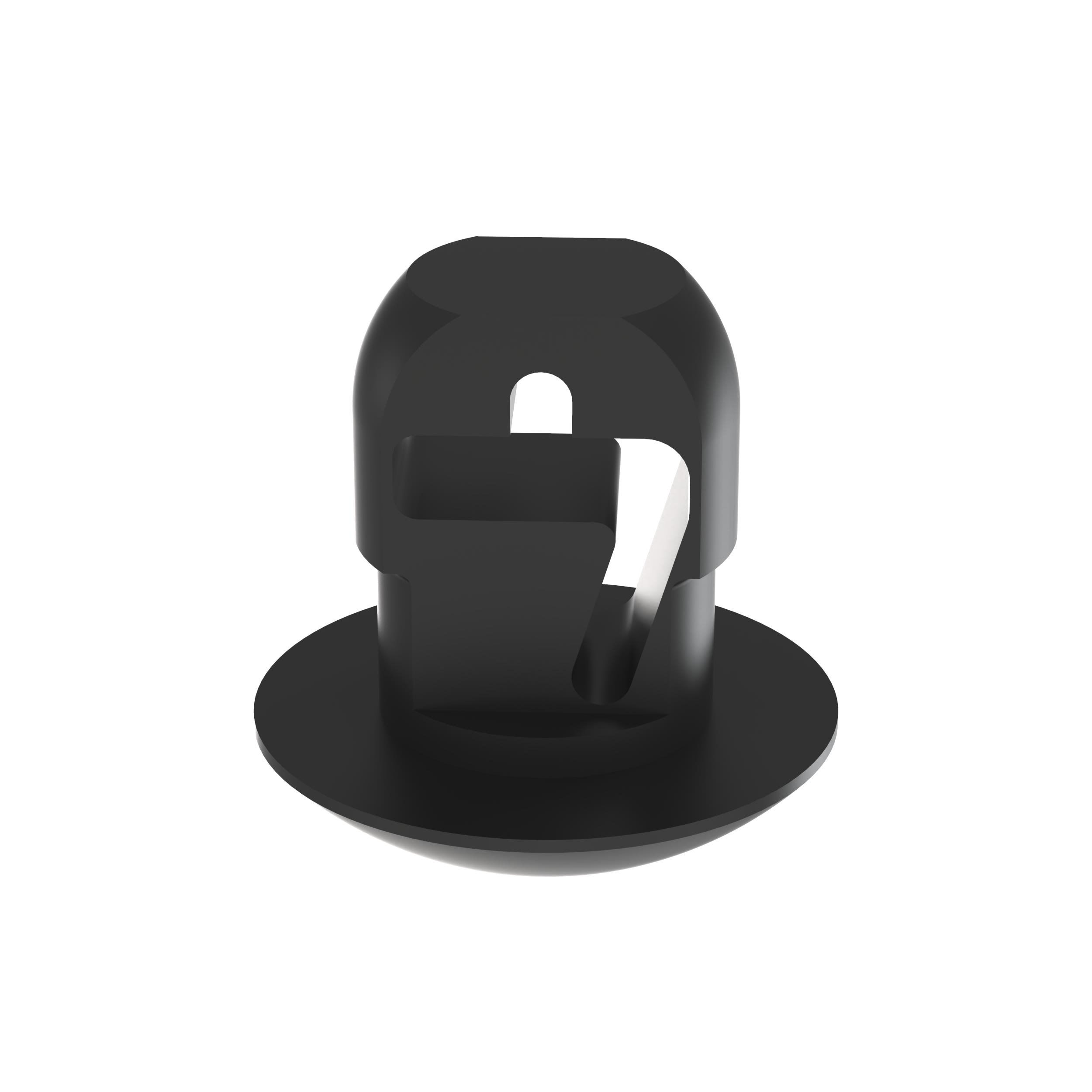 PANDUIT - PANPBMS-H25-M0 CBLMOUNT,PUSHBUTTON,0.25HOLEWRBL,PK1000