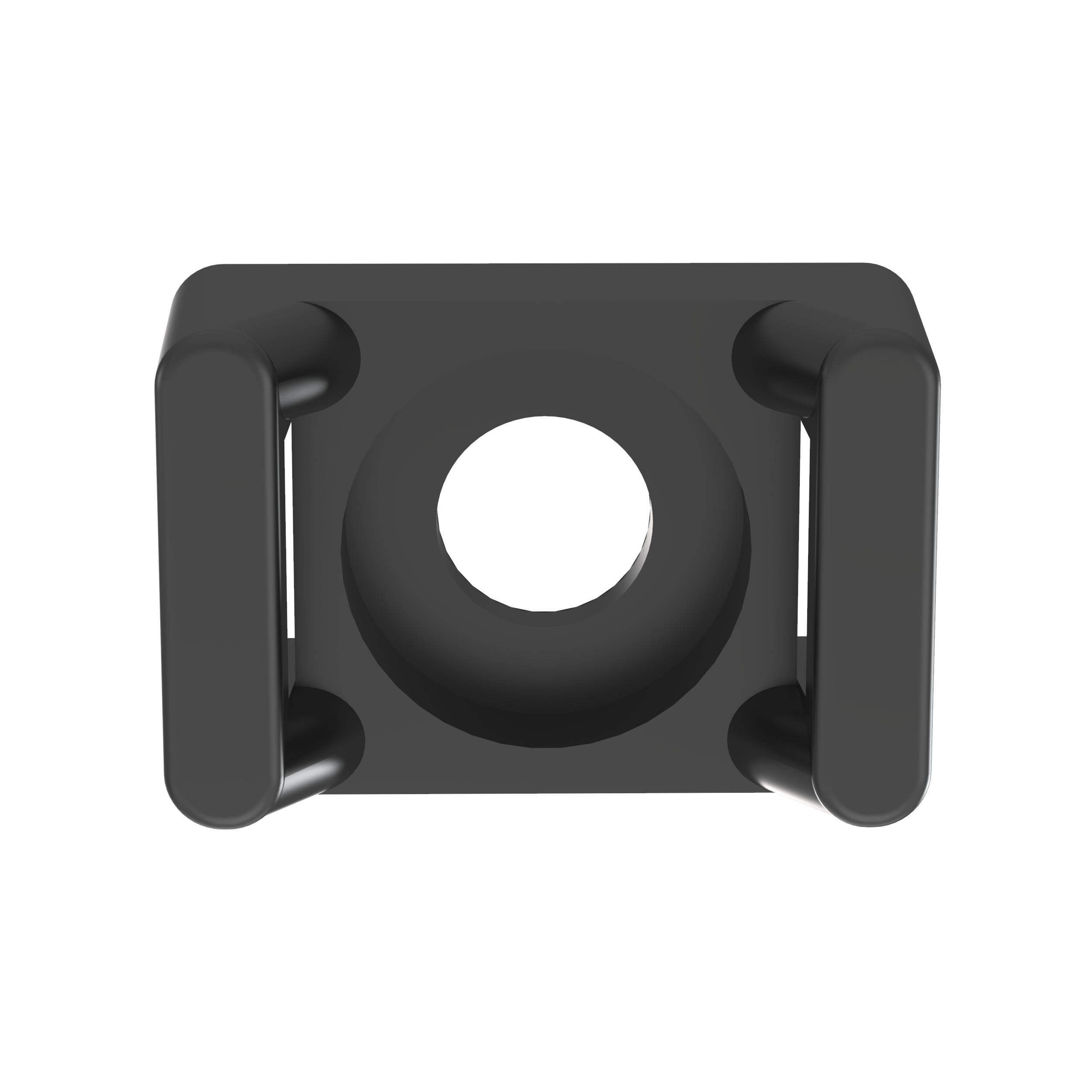 PANDUIT - PANTM2S8-M0 TIEMNT,.43INW,8SCREW,WRNYL,BL,PK1000