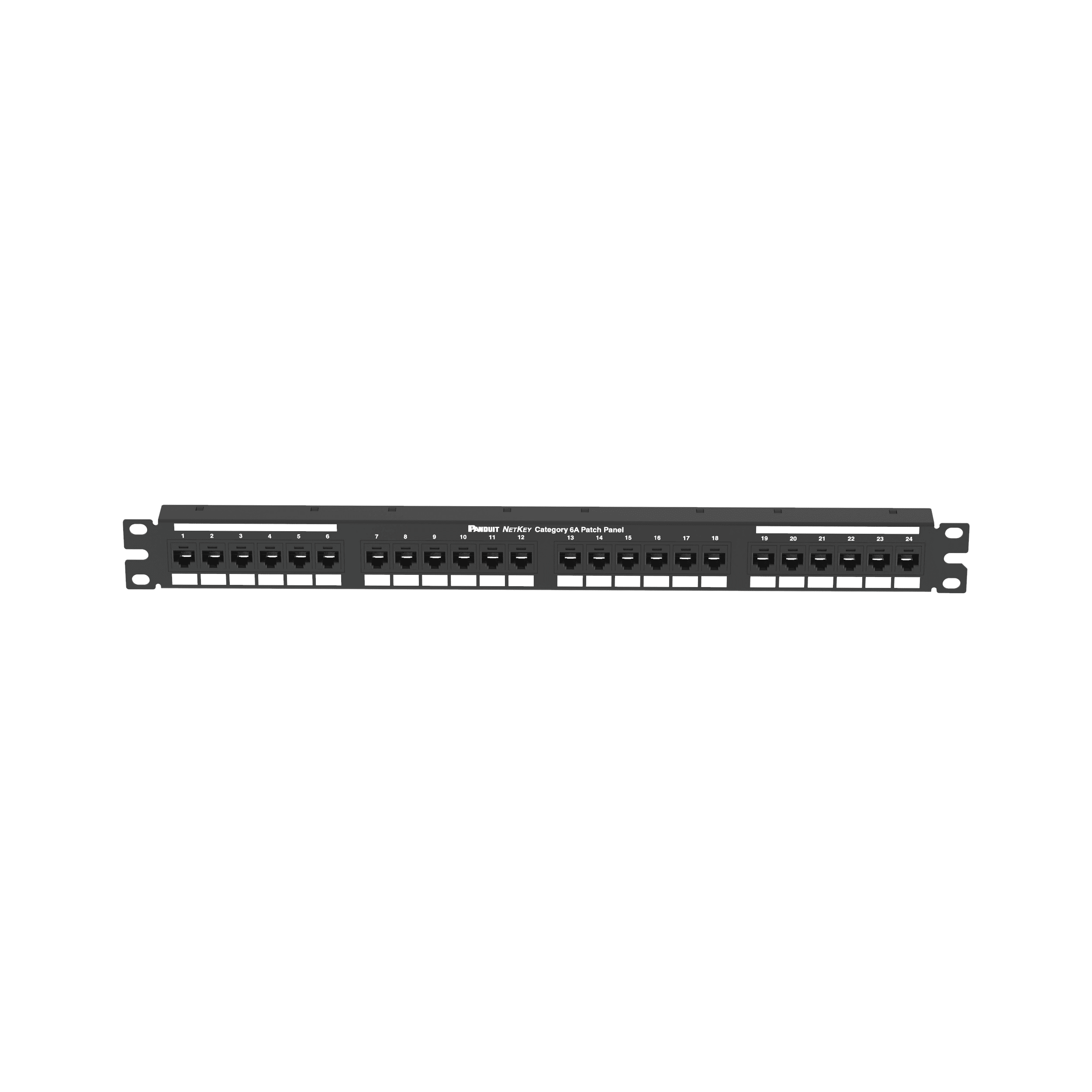 PANDUIT - PANNK6XPPG24Y NK,P,PP,CAT6A,24P,1RU,EA