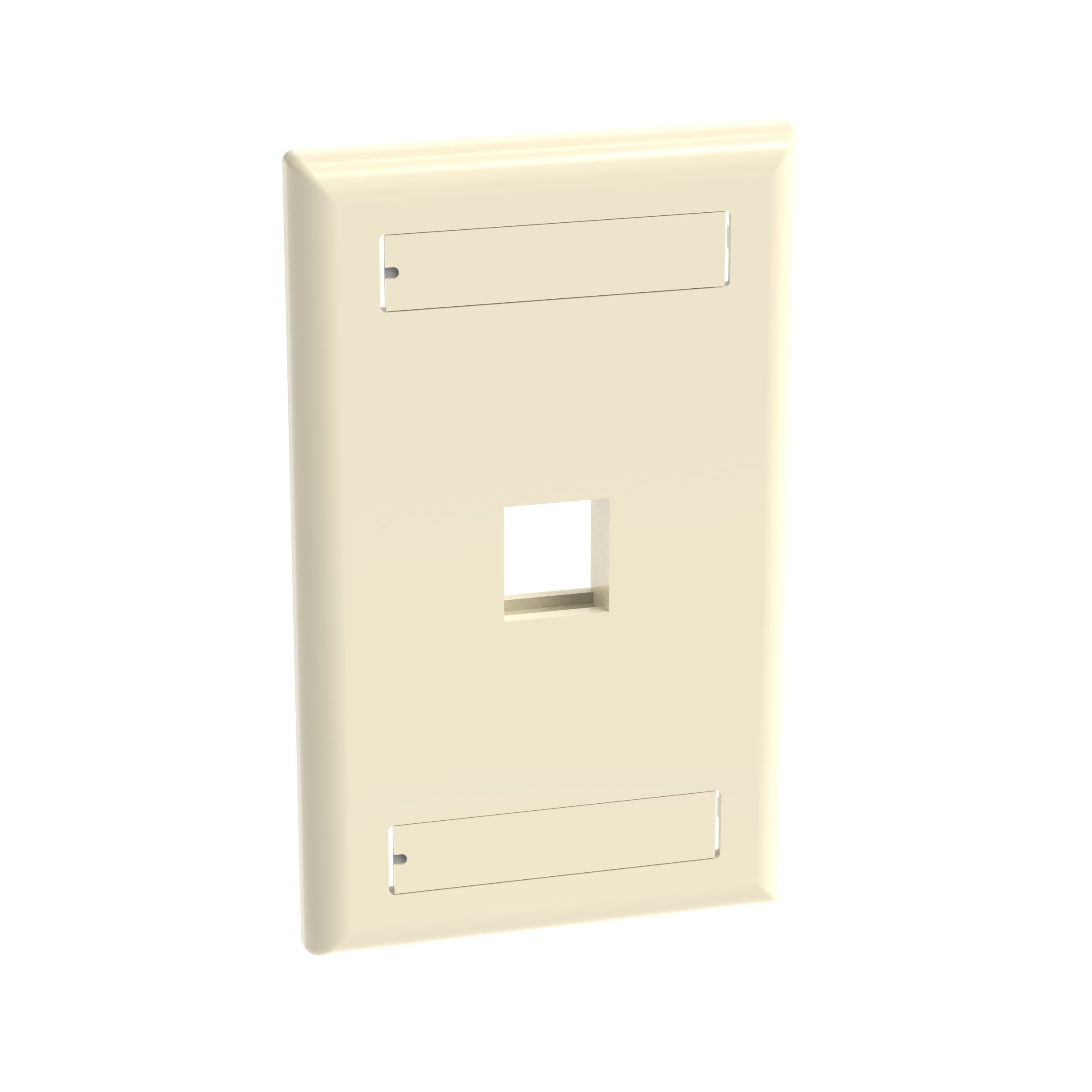 PANDUIT - PANNK1FEIY NK,1PT,SG,FLUSH,FACEPLATE,W/L,EI,EA