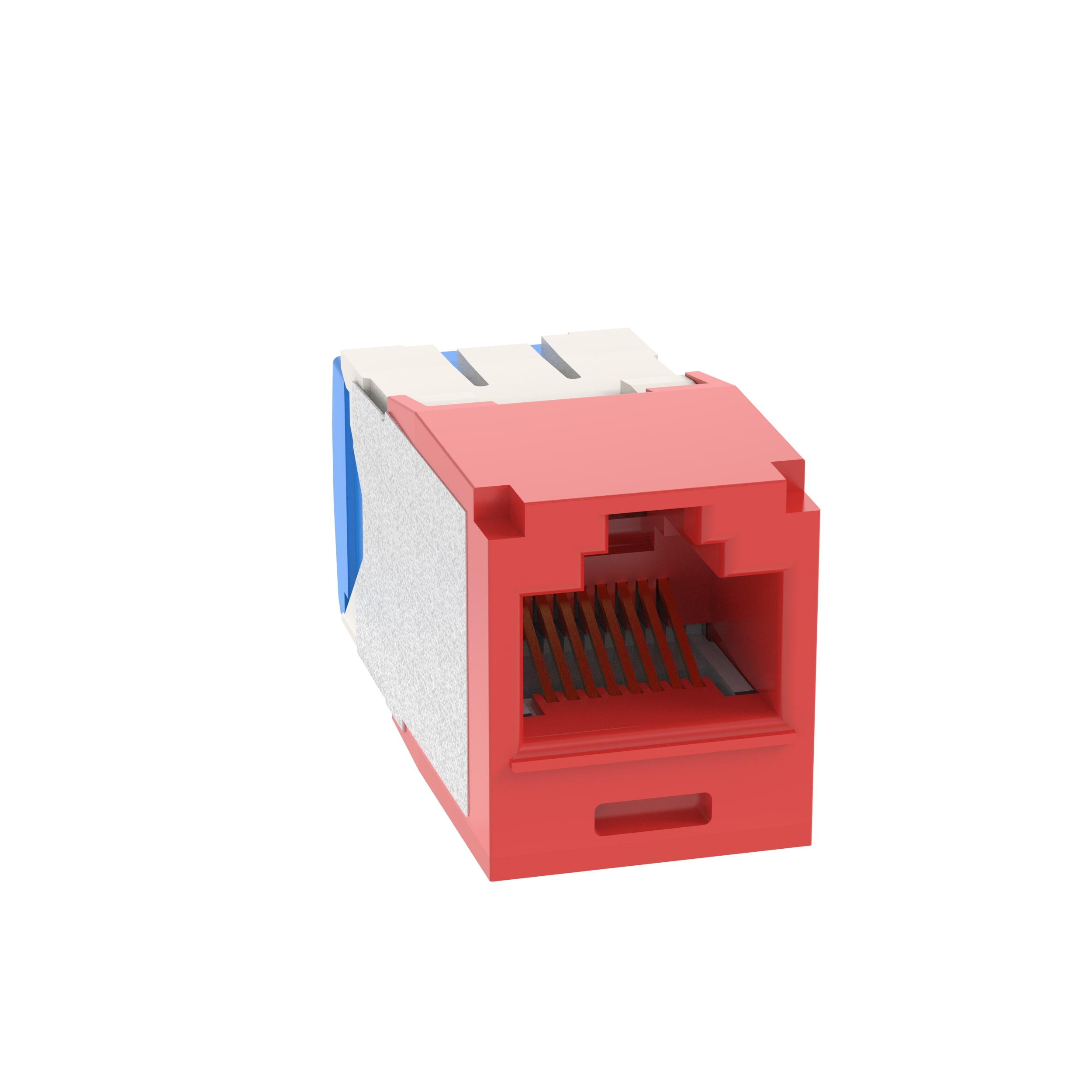 PANDUIT - PANCJ6X88TGRD MODULE,CAT6A,UTP,8P/8W,UNVI,RD