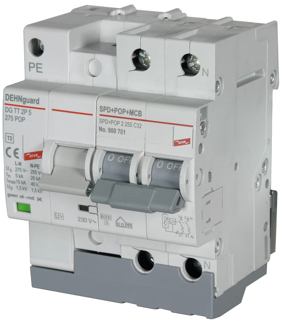 DEHN ITALIA SPA DEH900781 POP+MCB+SPD 2 255 C32