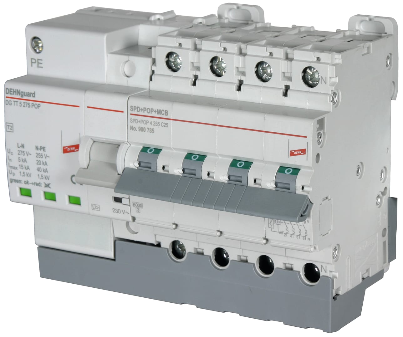 DEHN ITALIA SPA DEH900785 POP+MCB+SPD 4 255 C25