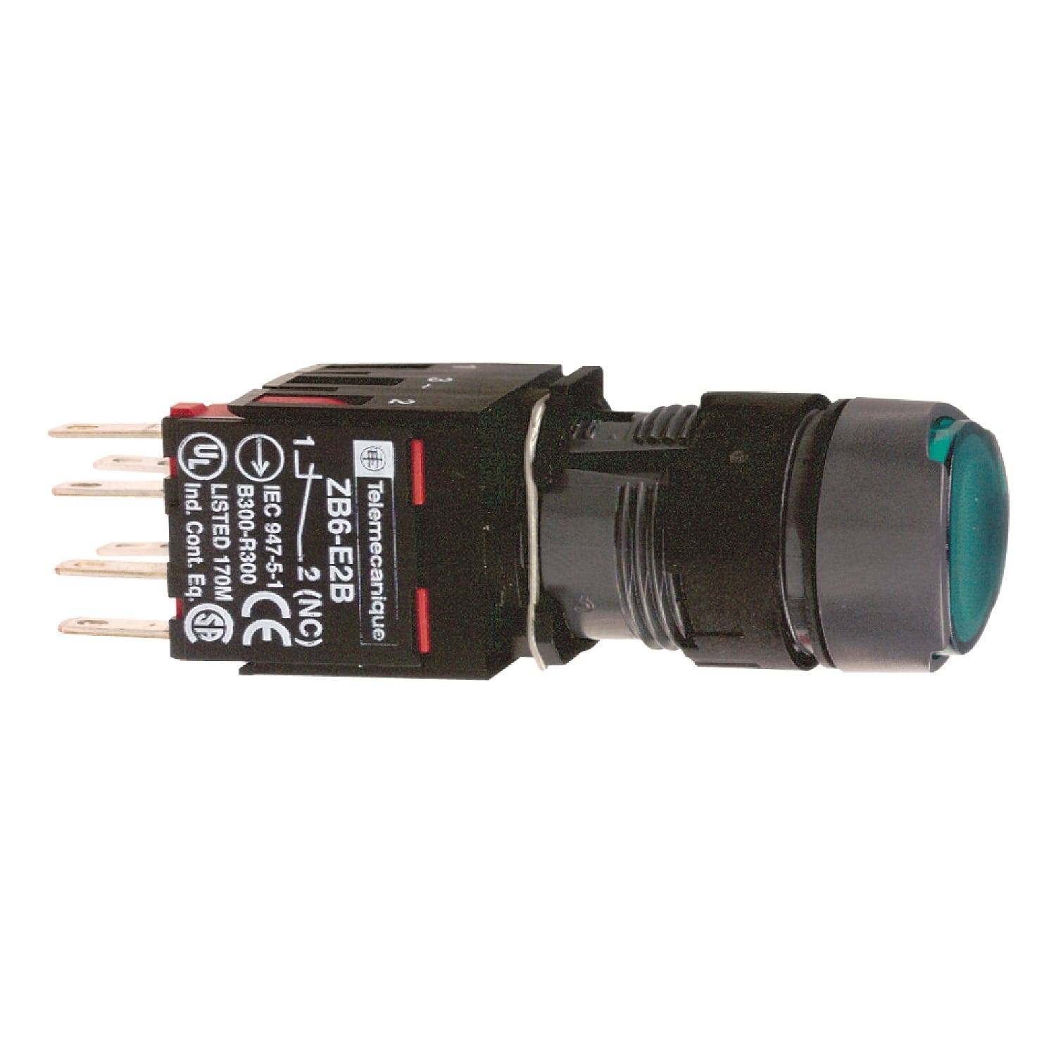 SCHNEIDER ELECTRIC SNRXB6AW3B5B PULSANTE LUMINOSO VERDE NO+NC