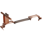 DEHN ITALIA SPA - DEH206247 Staffa portafilo per tetti SPANNgrip Cu H 32mm Td 8mm con serraggio da 180-280mm