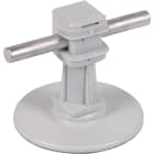 DEHN ITALIA SPA - DEH297110 Staffa portafilo per tetti DEHNsnap H 36 mm grigia con base adesiva D 67mm per Td 8mm