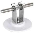 DEHN ITALIA SPA - DEH297120 Staffa portafilo per tetti DEHNgrip H 32 mm INOX con base adesiva D 67mm per Td 8 mm