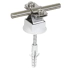 DEHN ITALIA SPA - DEH274160 Staffa portafilo DEHNhold per tondo 8-10 mm con cavallotto e materiale di fissag gi