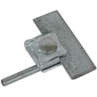 DEHN ITALIA SPA - DEH365030 Morsetto scanalato Fe/tZn, serr. 0,7-8mm con cavallotto di fissaggio per Td 6-10 mm