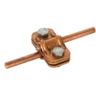 DEHN ITALIA SPA - DEH459127 Morsetto di sezionamento UNI Cu con pias tra intermedia per 2 x Td 8-10mm