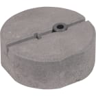 DEHN ITALIA SPA - DEH102003 Zoccolo in cemento C45/55 8,5kg e adatta tore filettato M16 D 240mm H 90mm-SET-