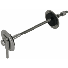 DEHN ITALIA SPA - DEH478430 Erder-/Wanddurchführung 300-500mm m. Gewinde M10 L 508mm NIRO