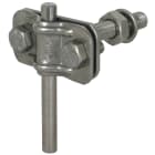 DEHN ITALIA SPA - DEH478129 Morsetto di coll. per punto fisso di ter ra M10 per RT 8-10/Pt 30mm INOX (V4A)