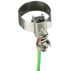 DEHN ITALIA SPA - DEH540920 Fascetta di messa a terra D 10-27mm con morsetto di collegamento 2 x 2,5-10mm² I NOX