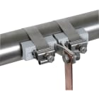 DEHN ITALIA SPA - DEH540803 Fascetta per tubi per ambienti Ex D 89-3 00mm con collegamento a vite M10 Cu/gal Sn-INOX