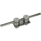 DEHN ITALIA SPA - DEH301229 Piastra di connessione per conduttura HV I con 2 connettori KS e grova INOX