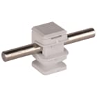 DEHN ITALIA SPA - DEH204001 Staffa portafilo DEHNsnap plastica grigi a H 16mm per Td 8mm con filetto M6