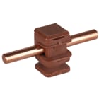 DEHN ITALIA SPA - DEH204017 Staffa portafilo DEHNsnap plastica marro ne H 16mm per Td 8mm con filetto M8