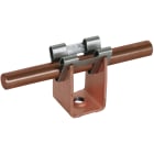 DEHN ITALIA SPA - DEH207017 Staffa portafilo DEHNgrip Cu per Td 8mm H 20mm con foro di fissaggio M6