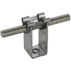 DEHN ITALIA SPA - DEH207039 Staffa portafilo DEHNgrip INOX per Td 8m m H 32mm con foro di fissaggio M6