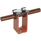 DEHN ITALIA SPA - DEH207037 Staffa portafilo DEHNgrip Cu per Td 8mm H 32mm con foro di fissaggio M6