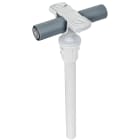 DEHN ITALIA SPA - DEH106812 Distanziatore PA/PRFV L 1000mm grigio con adattatore D 20mm per conduttura HVI