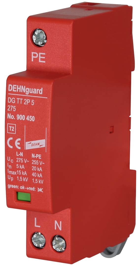 DEHN ITALIA SPA DEH900450 SPD T2 1P+N MONOBLOCCO 5KA PER POLO