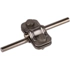 DEHN ITALIA SPA - DEH459129 Morsetto di sezionamento UNI INOX con pi astra intermedia per 2 x Td 8-10mm