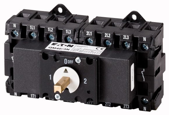 EATON MANIFACTURING - EAO1319970 QM40/3N COMMUTATORE 4P 40A
