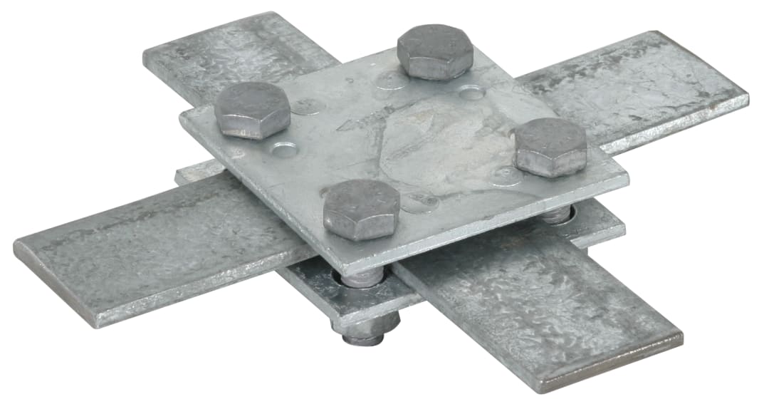 DEHN ITALIA SPA DEH318033 MORSETTO A CROCE FE/TZN PER PT 30/30MM