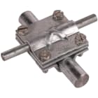 DEHN ITALIA SPA - DEH316163 MORSETTO A CROCE FE/TZN PER TD 16/8-10MM