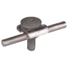 DEHN ITALIA SPA - DEH390150 Cavallotto di fissaggio Td 6-10mm Fe/tZn con vite a testa piatta e dado M10