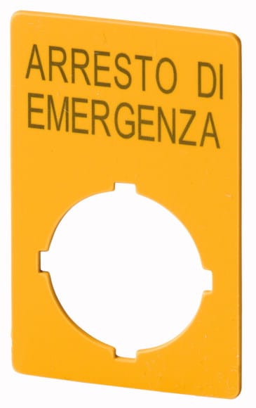 EATON MANIFACTURING - EAO121370 M22-XZK1-I99 ETICH. EM. 33X50MM, I