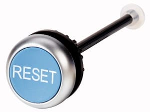 EATON MANIFACTURING - EAO254834 M22-DZ-B-GB14 PULS.RESET BLU SCRITTA RES