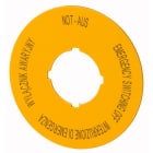 EATON - EAO167639 M22-XBK5 ETICH.ARR.EM. D60 4 LINGUE