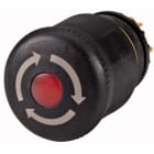 EATON - EAO271540 M22S-PVLT PULS.NERO CON LED EMERG. ROTAZ